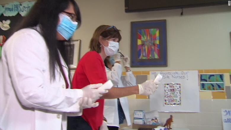 School temperature check generic