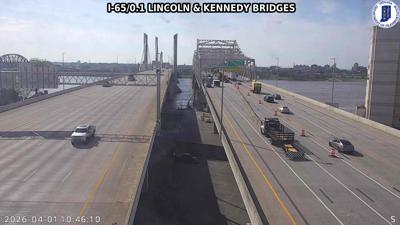 I-65 South view on Kennedy Bridge - 4.1.26
