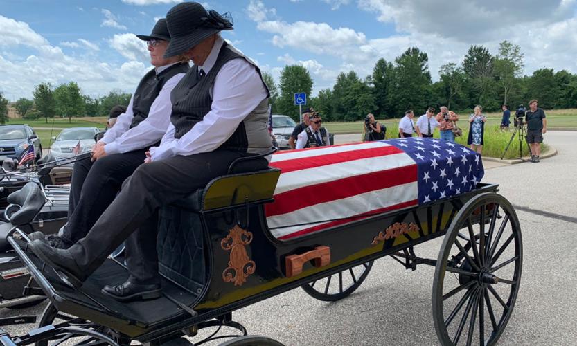 Funeral for Indiana Vietnam War veteran Larry Wayne Miller (July 16, 2019)