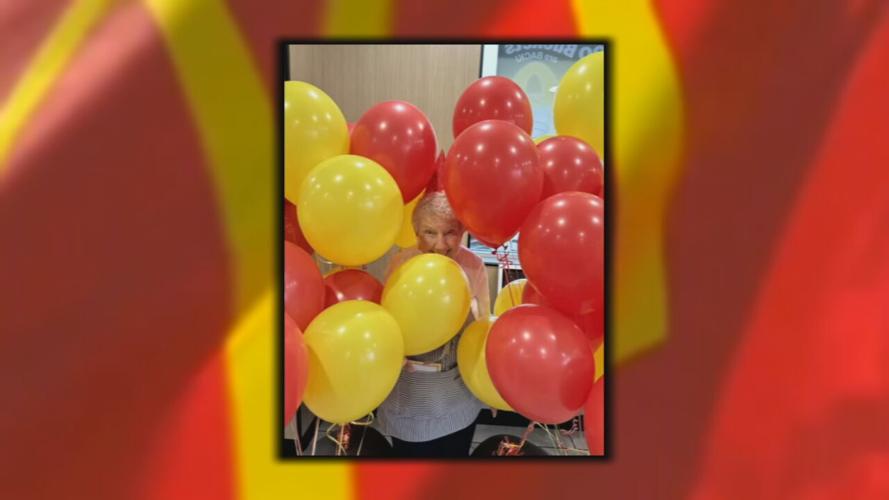 MCDONALDS EMPLOYEE 90TH BIRTHDAY
