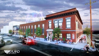 Exterior rendering of Baxter Avenue hotel