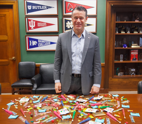 Todd Young candy desk