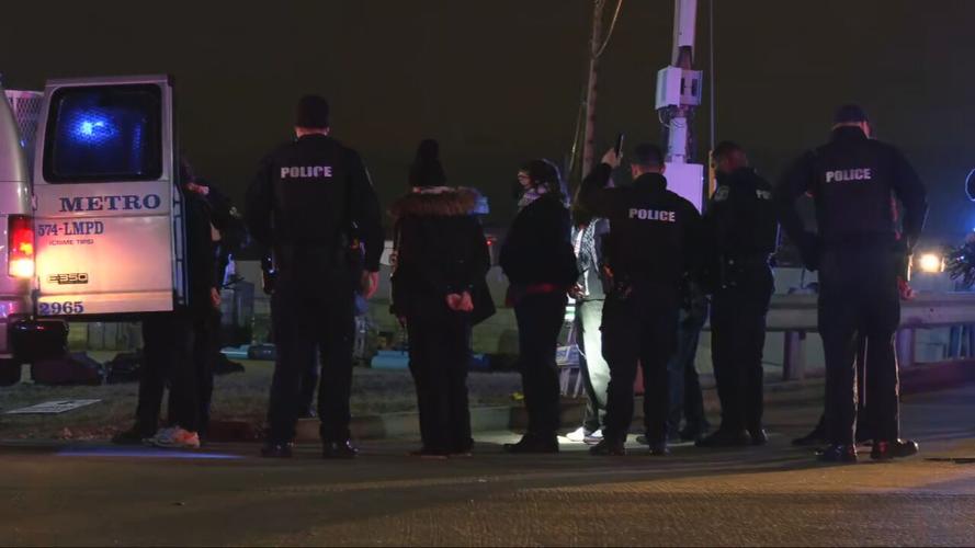 Pro-Palestine activists arrests in Louisville protest
