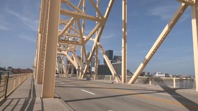 Clark Memorial Bridge surface view