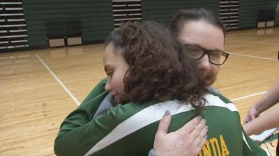 Southern Indiana 5th grader reunites with first responders who helped save her life during basketball game