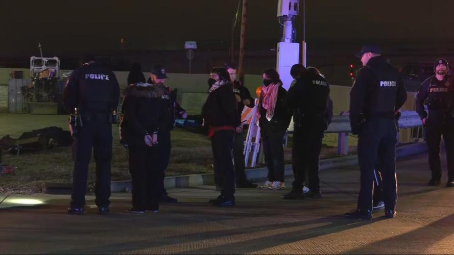 Pro-Palestine activists arrests in Louisville protest