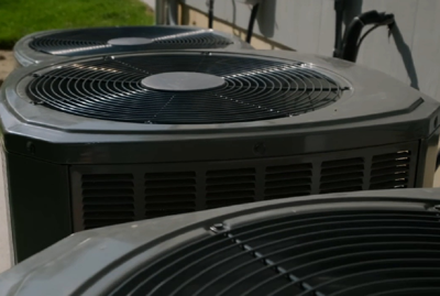 Central AC units outside building