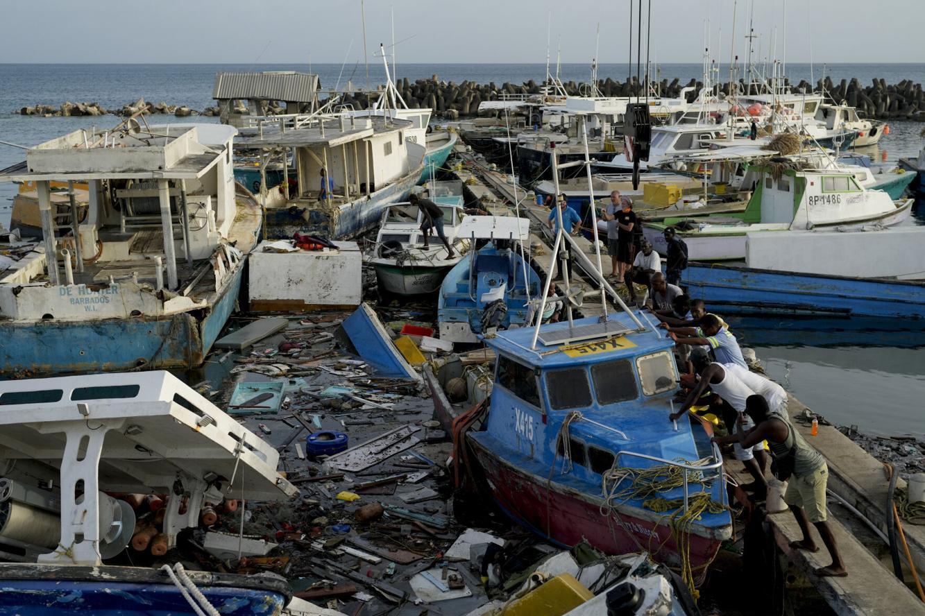 Hurricane Beryl roars by Jamaica after killing at least 7 people in the