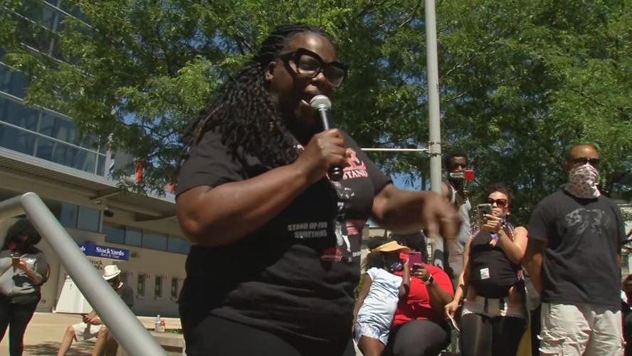 Speaker at BLM healing ceremony 5-31-20