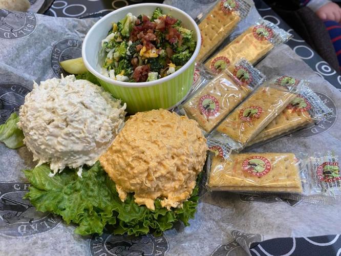 Chicken Salad Chick plate of food - 4.23.24