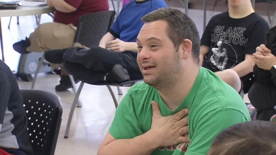 A member of the community at Down Syndrome of Louisville
