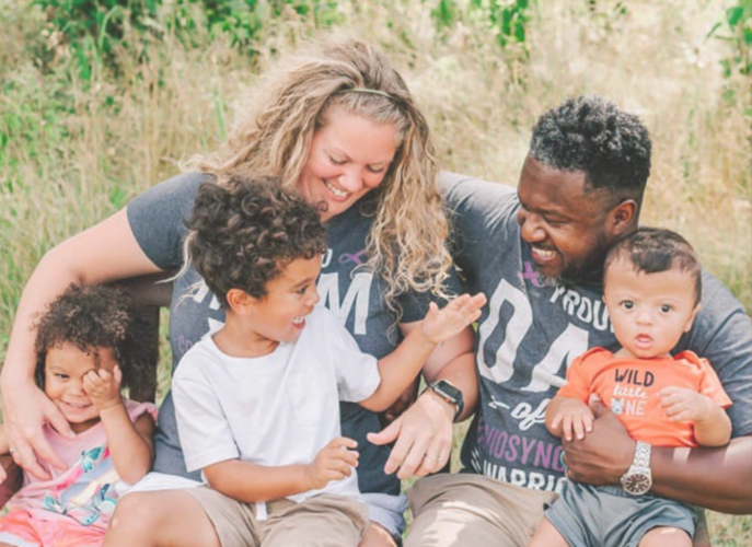 Candice Lofton with family