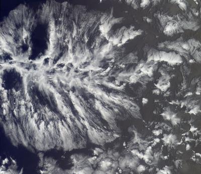 Earth from Orbit: Actinoform Clouds