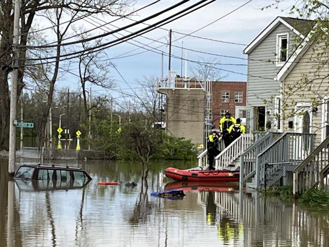 Louisville water rescue on Mellwood Ave - 4.9.25
