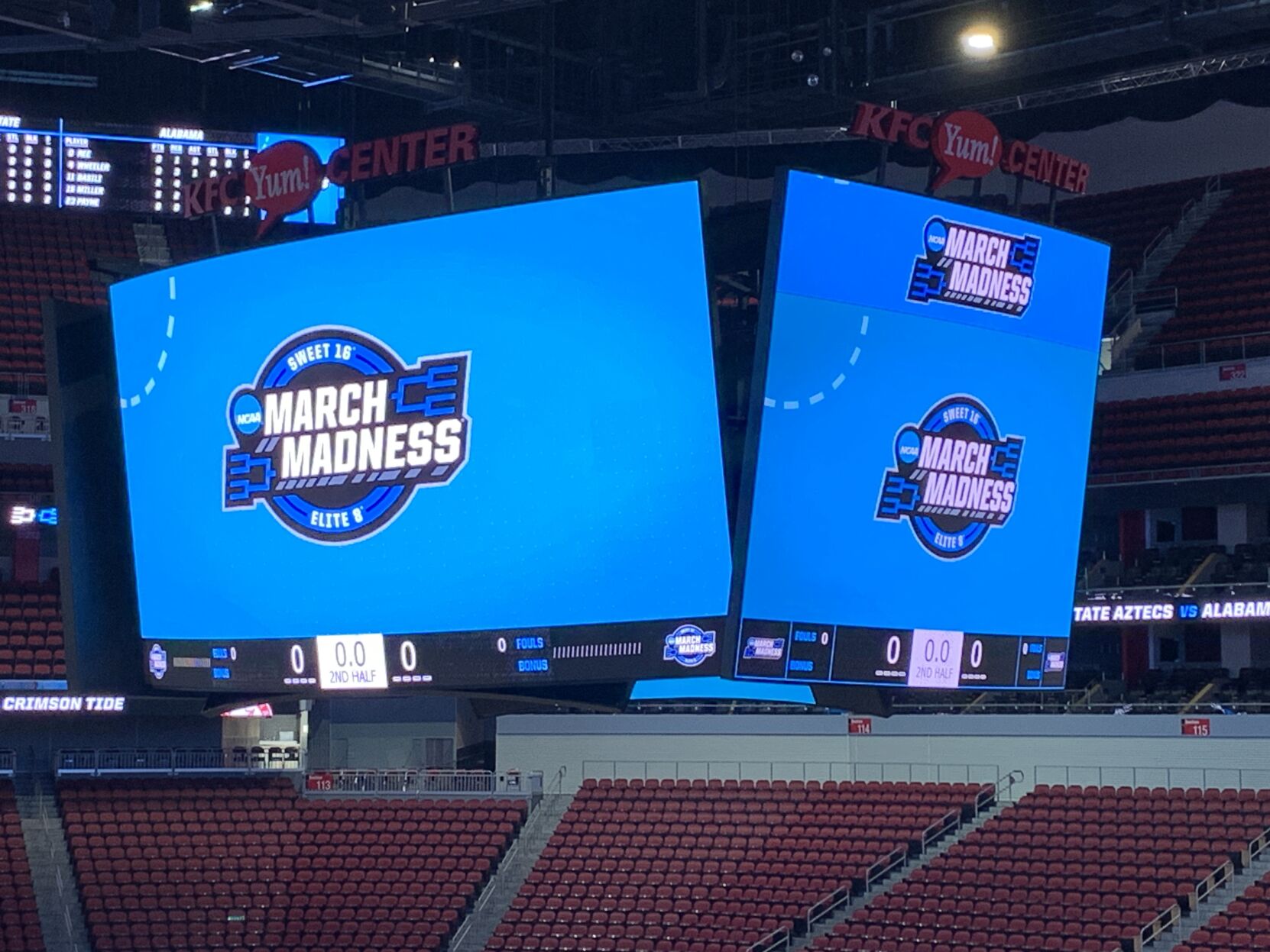 NCAA MARCH MADNESS BRANDING AT  YUM CENTER 3-21-2023  (1).JPG