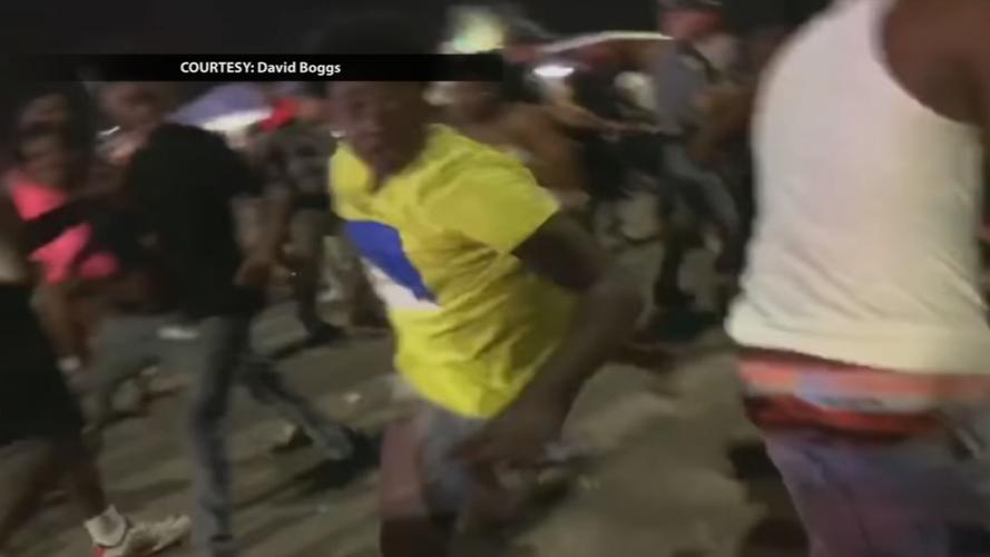 Panic at the Kentucky State Fair on Saturday, Aug. 17, 2019