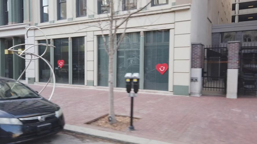 VALENTINES STICKERS DOWNTOWN 2-14-22