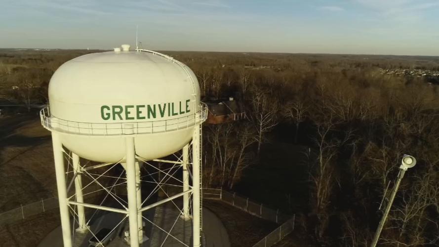 Town of Greenville, Indiana water tower