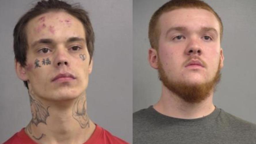 Nathan Lowe (L) and Gage Harris (R) - suspects in Sept. 26, 2019 police pursuit