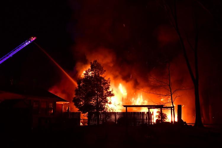 Fire engulfs home in Louisville's Audubon neighborhood