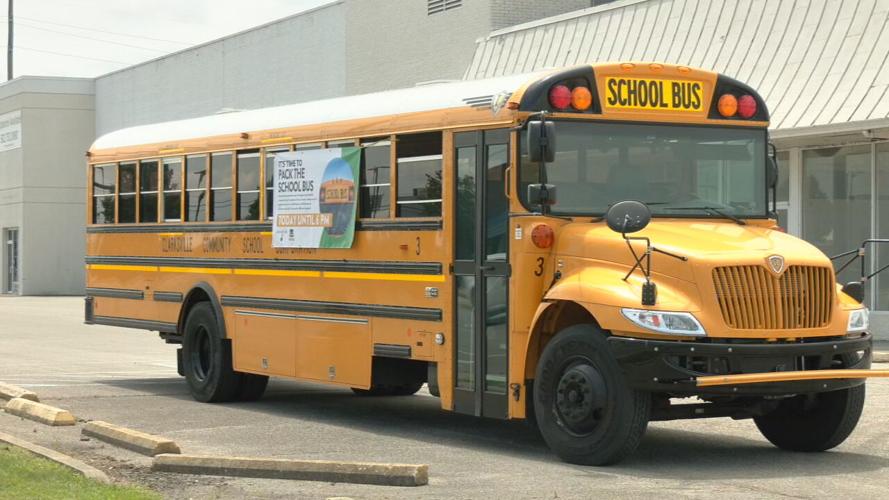 Clarksville Community Schools pack the bus event