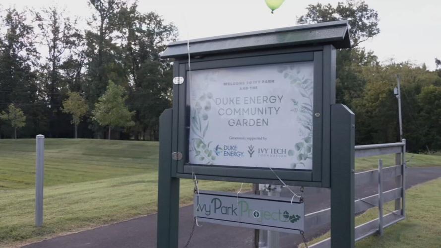 Ivy Tech garden sign