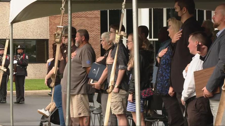 Ceremony honoring fallen officers in Richmond, Kentucky