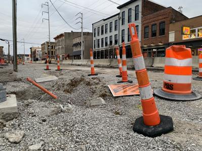 Downtown New Albany Construction