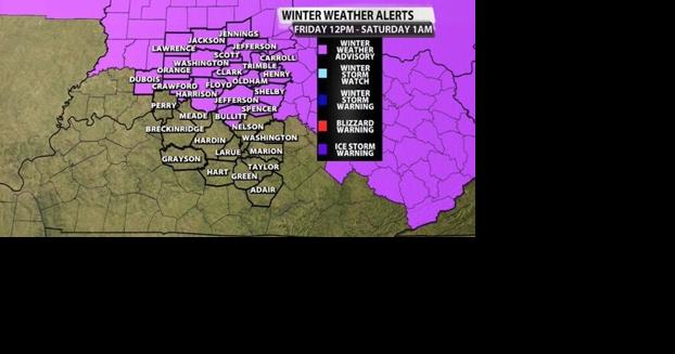 Winter Weather Advisory issued for part of the Louisville area - Vimarsana News