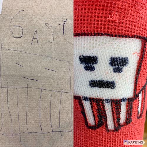 Minecraft themed cast