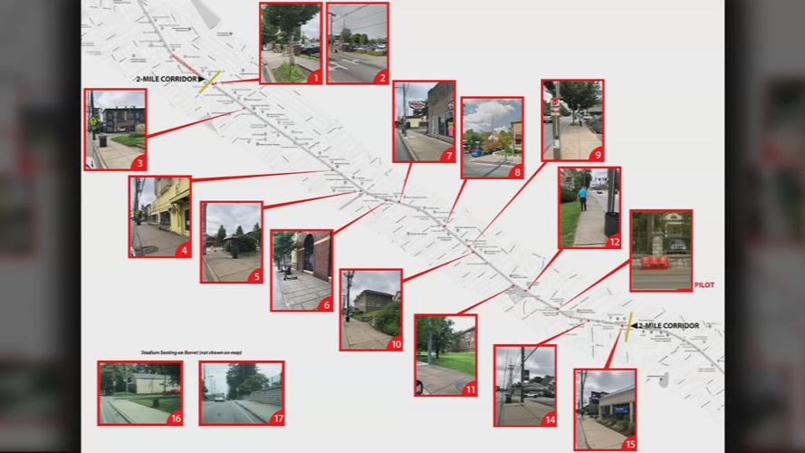 Old Cardinal Stadium bus stop seating map