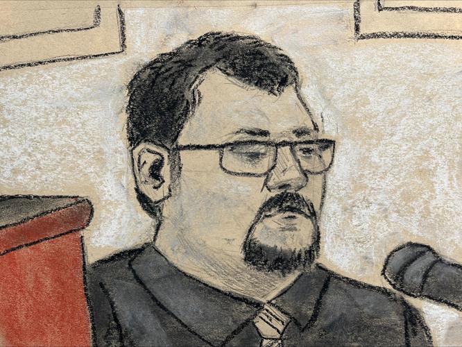 Steve Lawson Trial Sketch