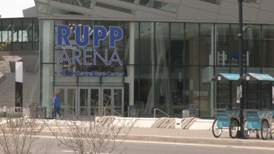 Exterior of Rupp Arena in Lexington, Kentucky