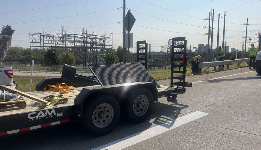 Solar installation on Kentucky Interstates