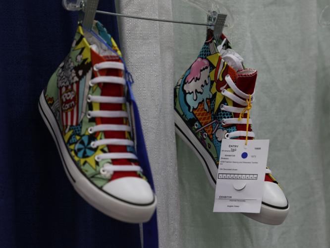 Artistic shoes at the state fair