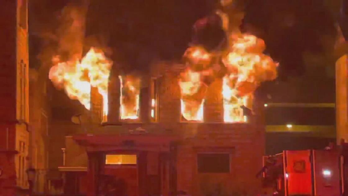 Downtown Louisville Apartment Building Catches Fire News Wdrb Com