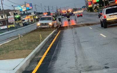 new dixie hwy fb truck in median 071019 - courtesy Metro Councilman Rick Blackwell on Facebook.jpg