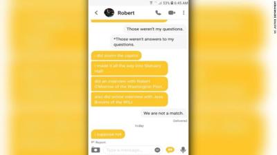 Bumble match leads to Capitol riot arrest