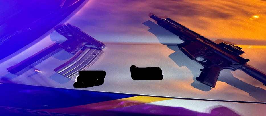 Guns seized by LMPD during street racing