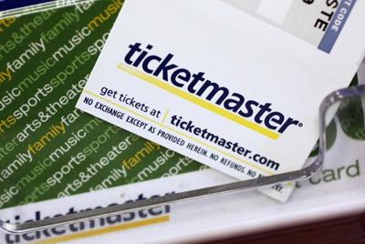 Ticketmaster tickets and gift cards