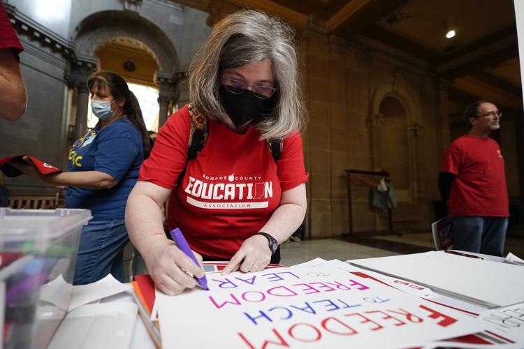 Indiana Budget Indiana Budget - Teacher rally - AP 4-13-2023 5