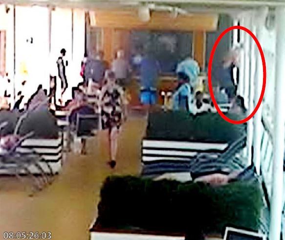 Surveillance video from Royal Caribbean cruise where Chloe Wiegand died