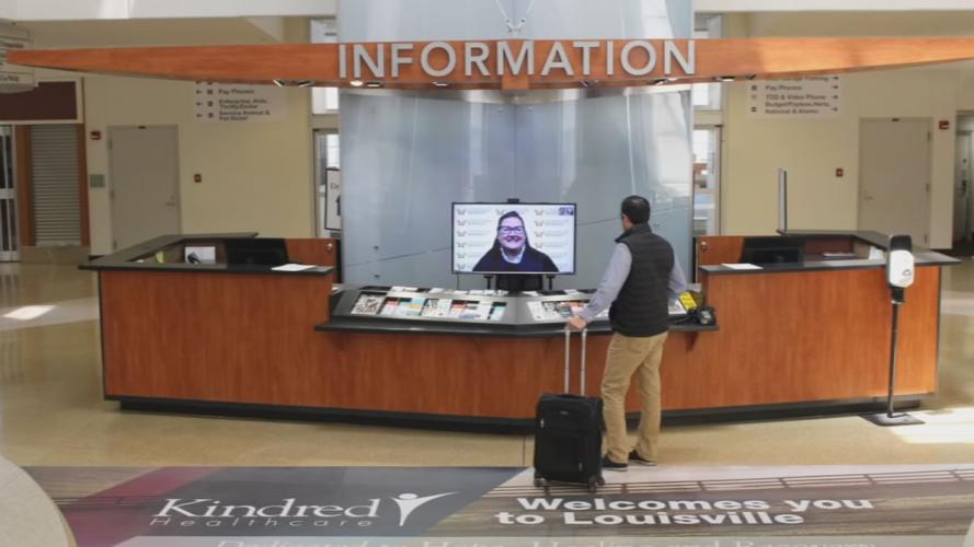 Louisville airport opens virtual information booths to help travelers