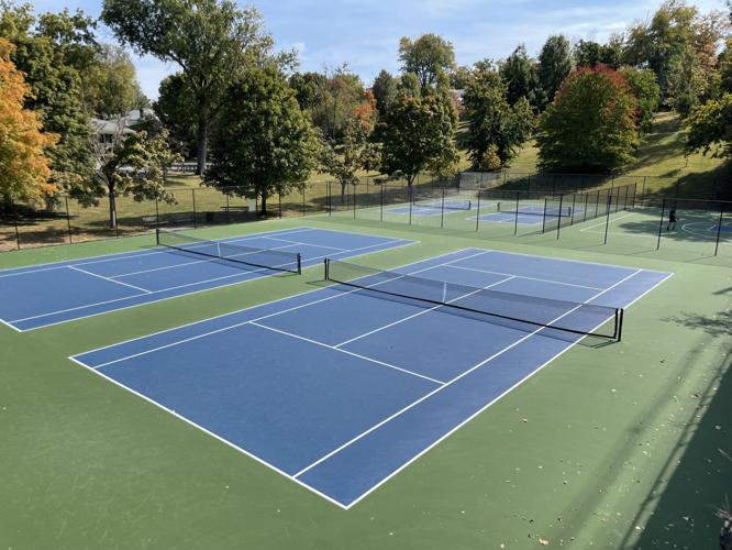 Sports courts at Tyler Park
