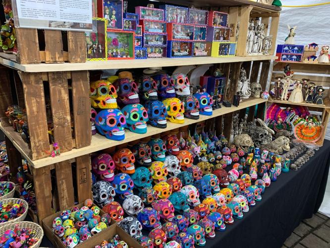 Worldfest sugar candy skulls