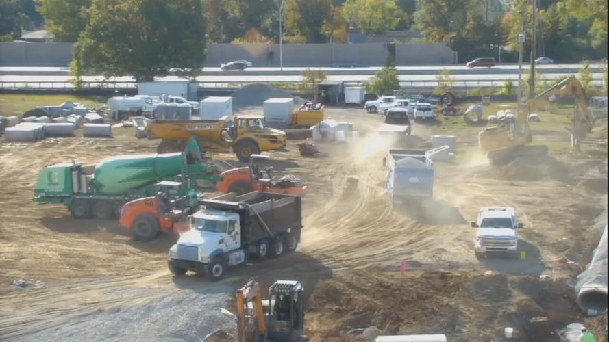 Jewish Community Center construction (Oct. 2020)