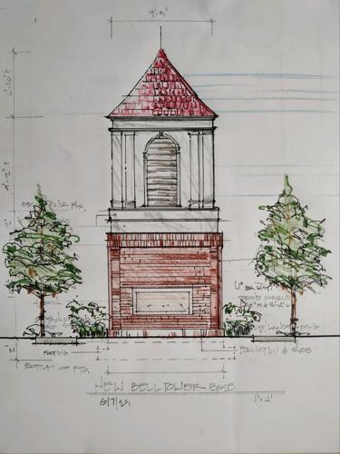 Clarksville GRC Bell Tower rendering