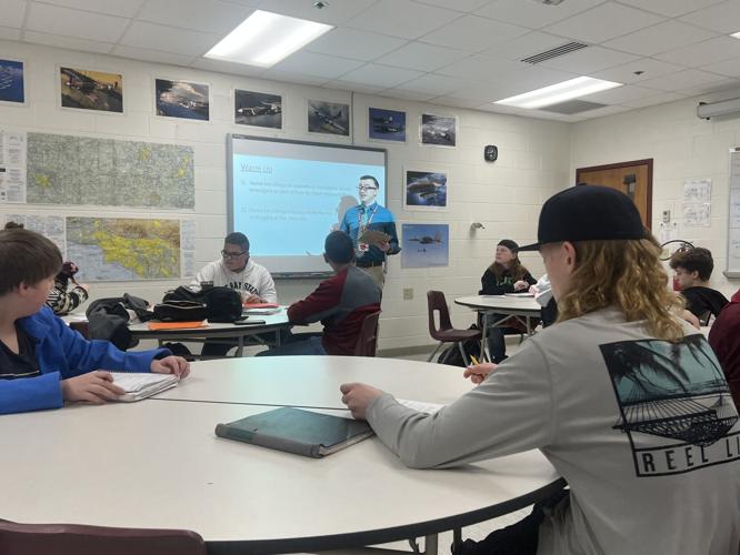 Teacher Paul Rotramel takes kids through Flight and Aeronautics Pathway Program
