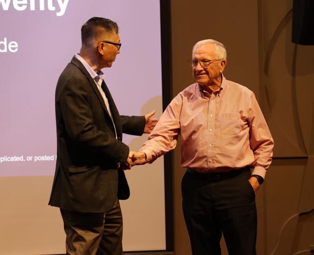 Dr. Jeff Guan and Dr. John Nelson at UofL