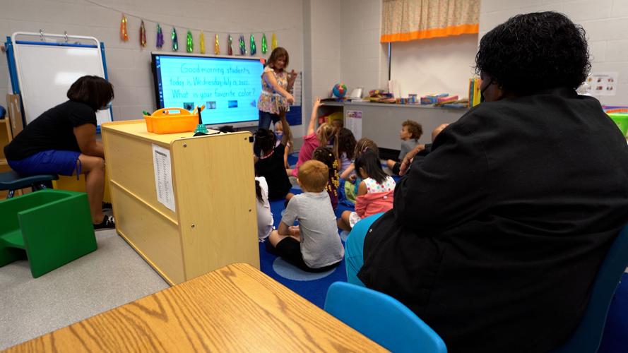Students at JCPS 'Ready4K' summer program on July 13, 2022